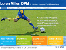Tablet Screenshot of drlorenmiller.com